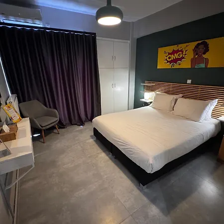 Connect Studios & Apartments Athene Buitenkant foto